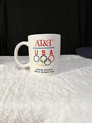  Rare Vintage Atlanta 1996 U.S. Olympic Team AT&T USA Coffee Mug  • $15.95