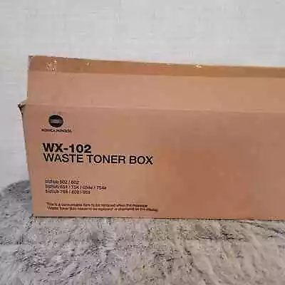 Genuine Konica Minolta Waste Toner A2WY-WY1 WX-102 A2WYWY1 WX102 For 652 552 • $14.95