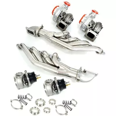 For LS1 LS2 LSX V8 Small Block T4 AR.80/.81 Turbos+ Manifold+ Elbows+ Wastegates • $996.39