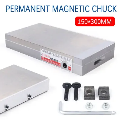  6X12 Inch Magnetic Chuck Permanent Grinding Large Suction W/Removable Handle • $129