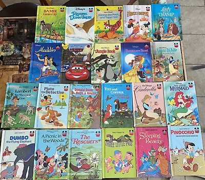 Vintage Walt Disney Wonderful World Of Reading Children’s Books Lot Of 22 • $50