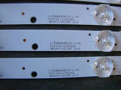 Vizio I-5500WS80131-R-V4 / I-5500WS80131-L-V4 Replacement LED Strips (12) E55-E2 • $60