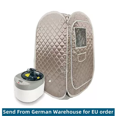 Portable Steam Sauna Set Foldable One Person SPA Tent With 4L Larger Steamer • $391.25