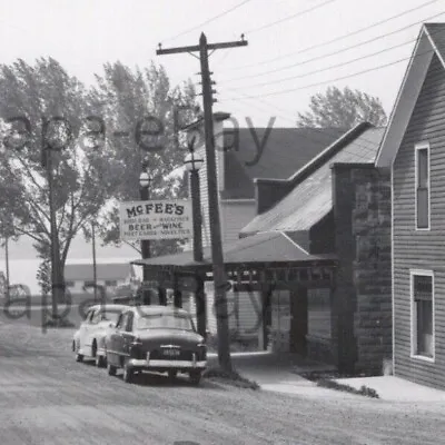 1956 RRPC McFee's Store Soda Beer Bar Wine Hessel Mackinac Co Michigan Postcard • $26.25