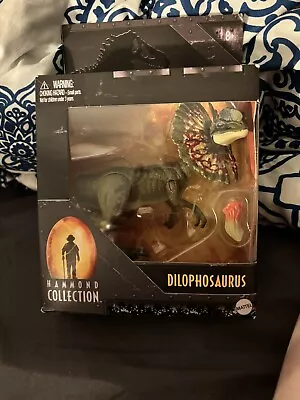 Jurassic Park Hammond Collection Dilophosaurus Mattel Jurassic Park 2022 • $36