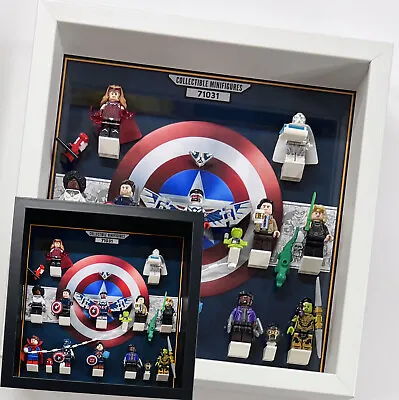 Multi Choice Display Case Frame For Lego ® Marvel Studios 71031 Minifigures  • $36.39