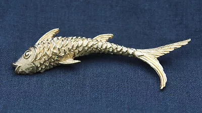 Vintage Monet Fish Pin Brooch Koi Fish 3.5  • $10.99