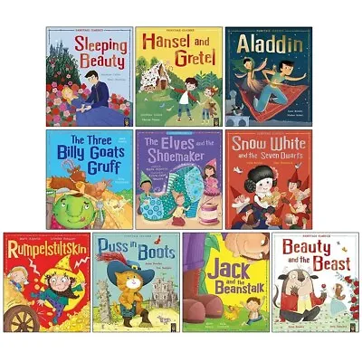 £14.45 • Buy Sleeping Beauty Fairytale Classics 10 Picture Flat Children Books Collection Set