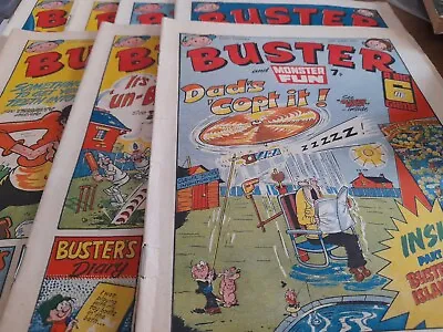 £5.99 • Buy 7 Buster Comics 1977