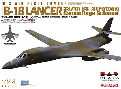 1/144 USAF Bomber B-1B Lancer 337th BS Strategic Camouflage Scheme Model Kit • $54.52