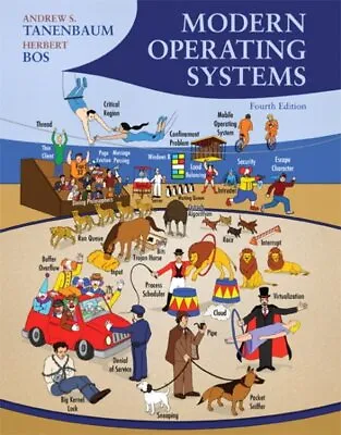 Modern Operating Systems Hardcover By Tanenbaum Andrew S.; Bos Herbert Li... • $292.30