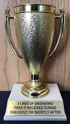 $14.99 • Buy 6  Cup Trophy - Free Engraving