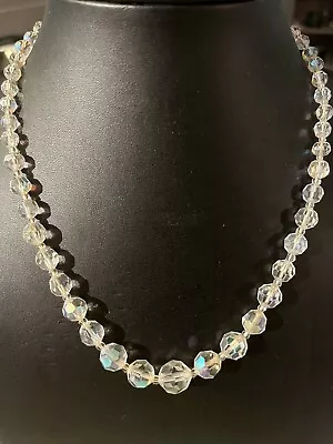 Vintage Auroa Quartz Necklace  • $25