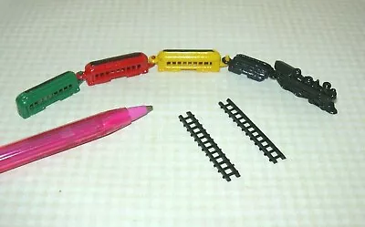 Miniature 7-Piece Metal Train Set (1:6 BARBIE Scale) 5 1/4  Long: DOLLHOUSE  • $4.90