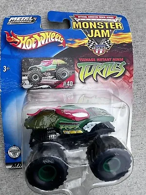 Hot Wheels Monster Jam  Teenage Mutant Ninja Turtles #40 1:64 Scale 2002 New • $15