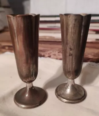 Vintage (2) Alvin Sterling Silver Cordial Shot Footed Cups • $31