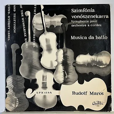 RUDOLF MAROS Symphonie Pour Orchestre A Cordes / Musica Da Ballo QUALITON • $9
