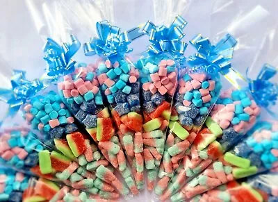 Pre Filled Sweet Cones Kids Party Bags Sweets Pick And Mix Sweets • £37