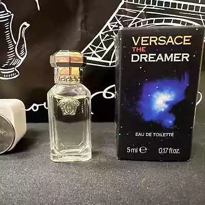 The Dreamer By Versace 0.17 Oz / 5 Ml EDT Splash Mini Perfume For Men • $15