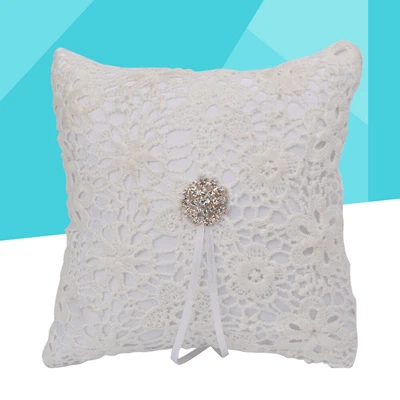 £9.25 • Buy Flower Ring Pillow European Style Wedding Ring Bearer Pillow