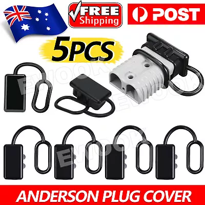 $5.75 • Buy 5x Dust Cap For Anderson Plug Cover Style Connectors 50AMP Battery Caravn 12-24V