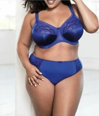 Elomi Cate Collection 38DD Full Underwire Bra Royal Blue 4030 • $49.99