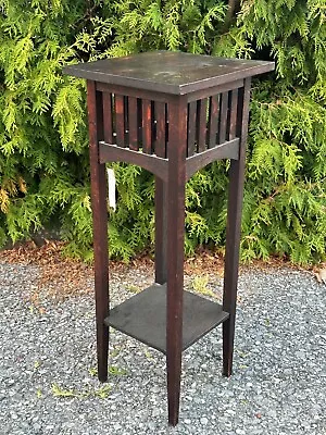 L&jG Stickley Tall And Rare Stand Cir 1910 W/large Decal W7372  FREE SHIPPING • $1750