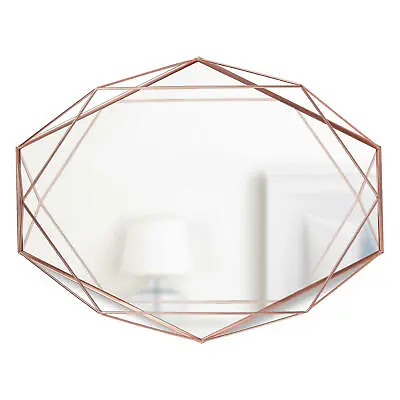 £81.55 • Buy Umbra Prisma Wall Mirror Wall Mirror Decoration Mirror Dekospiegel Copper 53cm