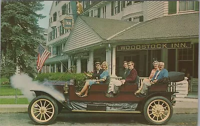 Woodstock VT: Stanley Steamer At Inn Vermont - Vintage Chrome Unused Postcard • $4.79