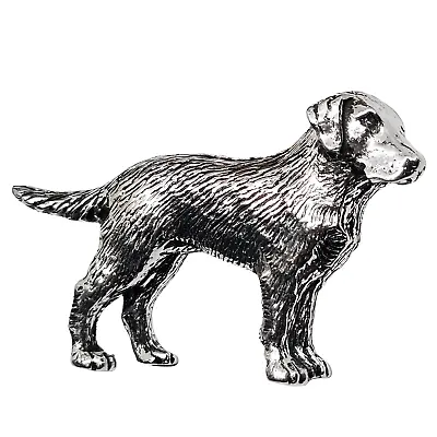 Labrador Pin Badge Lab Retriever Pet Working Dog Pewter Brooch Pin By A R Brown • £6.40