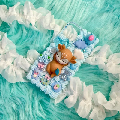 $45 • Buy Reindeer Decoden Phone Case Handmade Diy