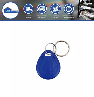 Keyfob Blue RFID EM Format Proximity Access Control Keyring Key Fob Security • £0.99