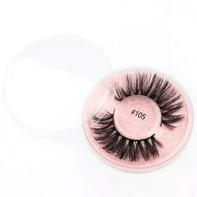 £2.99 • Buy 1 Pair Fake Eyelashes Natural Reusable Self-adhesive False Eyelashes 3D Mink