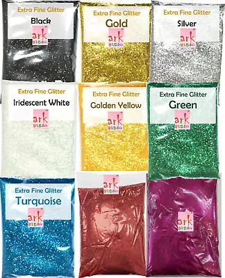 CLEARANCE ARK Extra Fine Glitter - ( 9 Different Colours) • £2.99