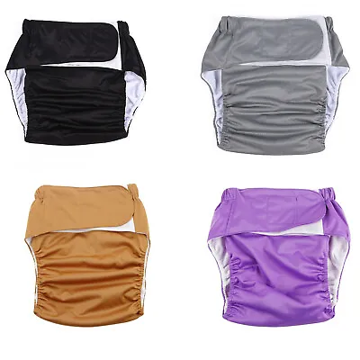 Reusable Adult Cloth Diaper Waterproof Nappies For Men Women Leakproof • $17.99