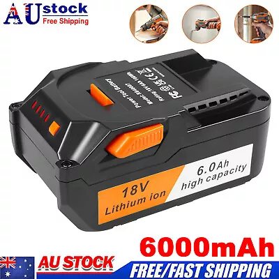 For RIDGID Compatible AEG 18V 6Ah Li-Ion Battery R840087 R840086 R840085 L1830R • $43.99