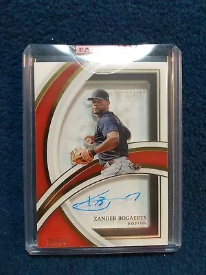 2022 Panini Immaculate SS-XB Xander Bogaerts Shadowbox Signatures #/99 AUTO • $11