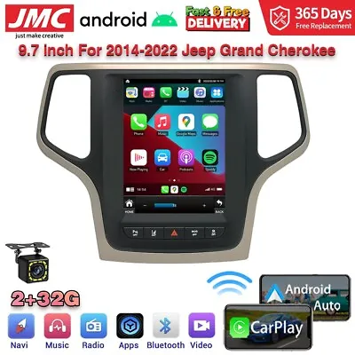 For 2014-22 Jeep Grand Cherokee Android Car Radio Stereo Player Carplay GPS Navi • $149.98