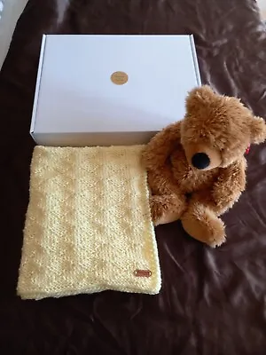 Hand Knitted Baby Blanket • £25