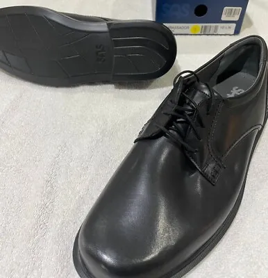 SAS Ambassador Black 10.5 Narrow Men's Shoes New In Box Save Free Shipping • $104.99