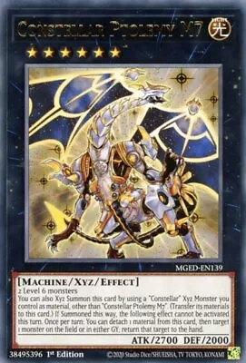 Yugioh! Constellar Ptolemy M7 - MGED-EN139 - Rare - 1st Edition Near Mint Engli • $0.99