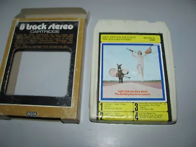 The Rolling Stones - Get Yer Ya-Yas Out 8 Track Stereo Cartridge Decca 1968-70 • $49.95