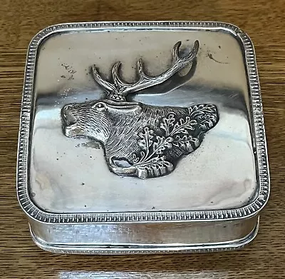 Elk Head Metal Box From The Historic Natchez Collection Vtg • $69.99