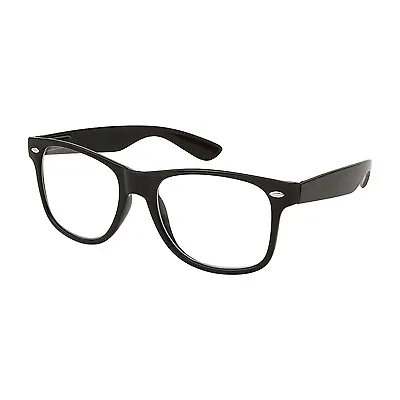 RETRO Unisex Men Women Nerd Geek Oversized Large Frame Clear Lens Eye Glasses • $12.99