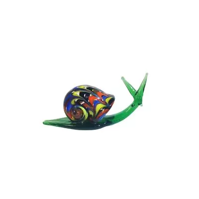 Crystal Crystal Snail Ornament Colorful Beautiful Glass Ornaments  Home • £7.54