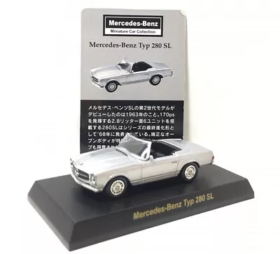 Kyosho 1/64 Mercedes-Benz Typ 280 SL Diecast Minicar Car Model Silver • $37.59