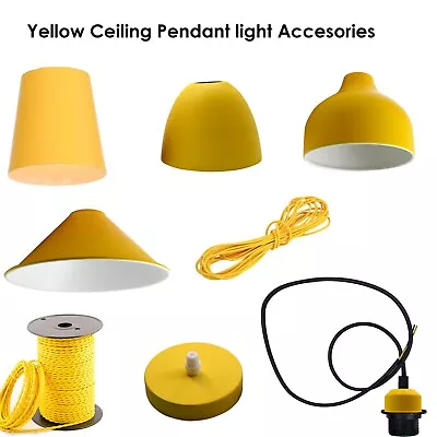 £2.89 • Buy Vintage Light Fitting Ceiling Rose Fabric Cable Pendant Lamp Holder Accessories