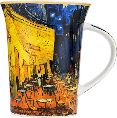 Carmani CR-830-8110 Vincent Van Gogh Mug Café Terrace At Night 350 Ml • $19.50