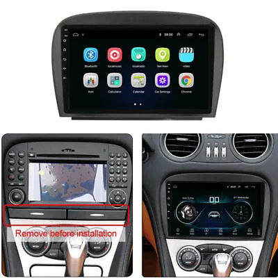 9'' Android 10.1 Stereo Radio For Mercedes Benz SL R230 SL350 SL500 SL300 05-11 • $165.29