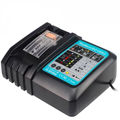 Battery Charger For Makita 14.4V 18V BL1430 BL1415 BL1830 BL1840 BL1850 BL1860 • £19.99